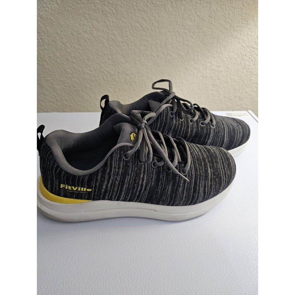 FitVille Mens ArchPower Flywave Running Shoe  Size 10.5 Extra Wide EW Sneakers